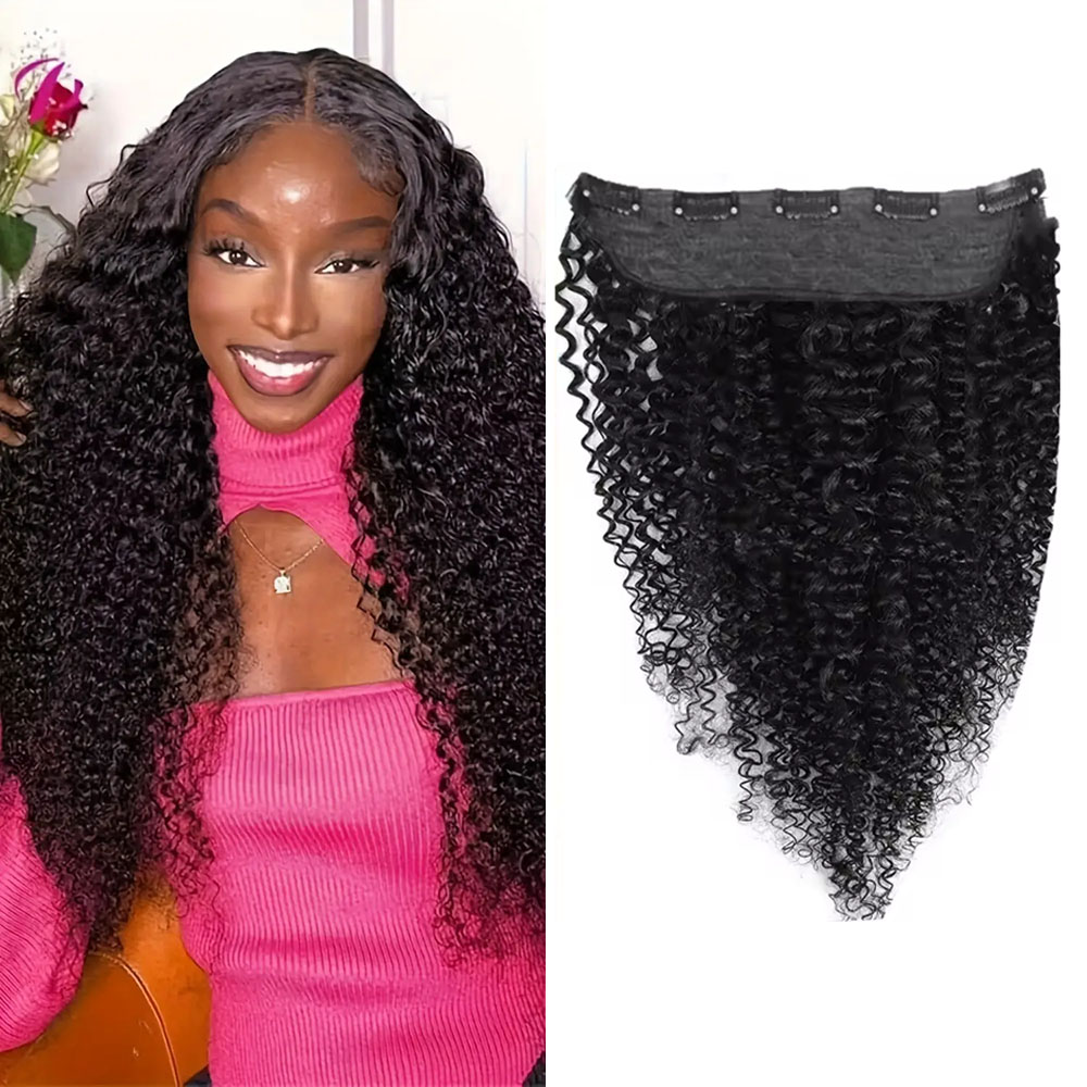 Seamless Clip In Hair Extensions Human Hair - 1 pièces Clips en une seule