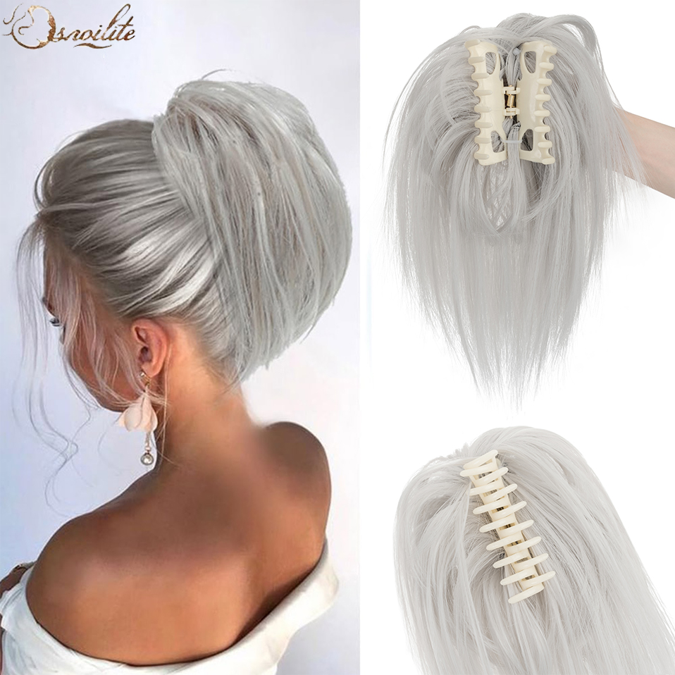 Snoilite synthétique pince à g - Claw Clip Messy Bun Hair Piece avis et prix