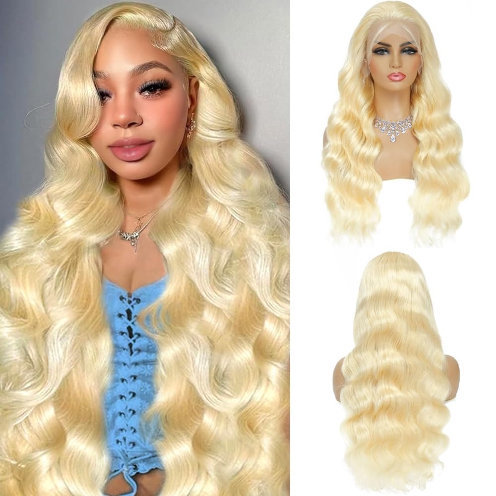 Perruque frontale en dentelle  - 613 Blonde Body Wave Lace Front Wig avis et prix