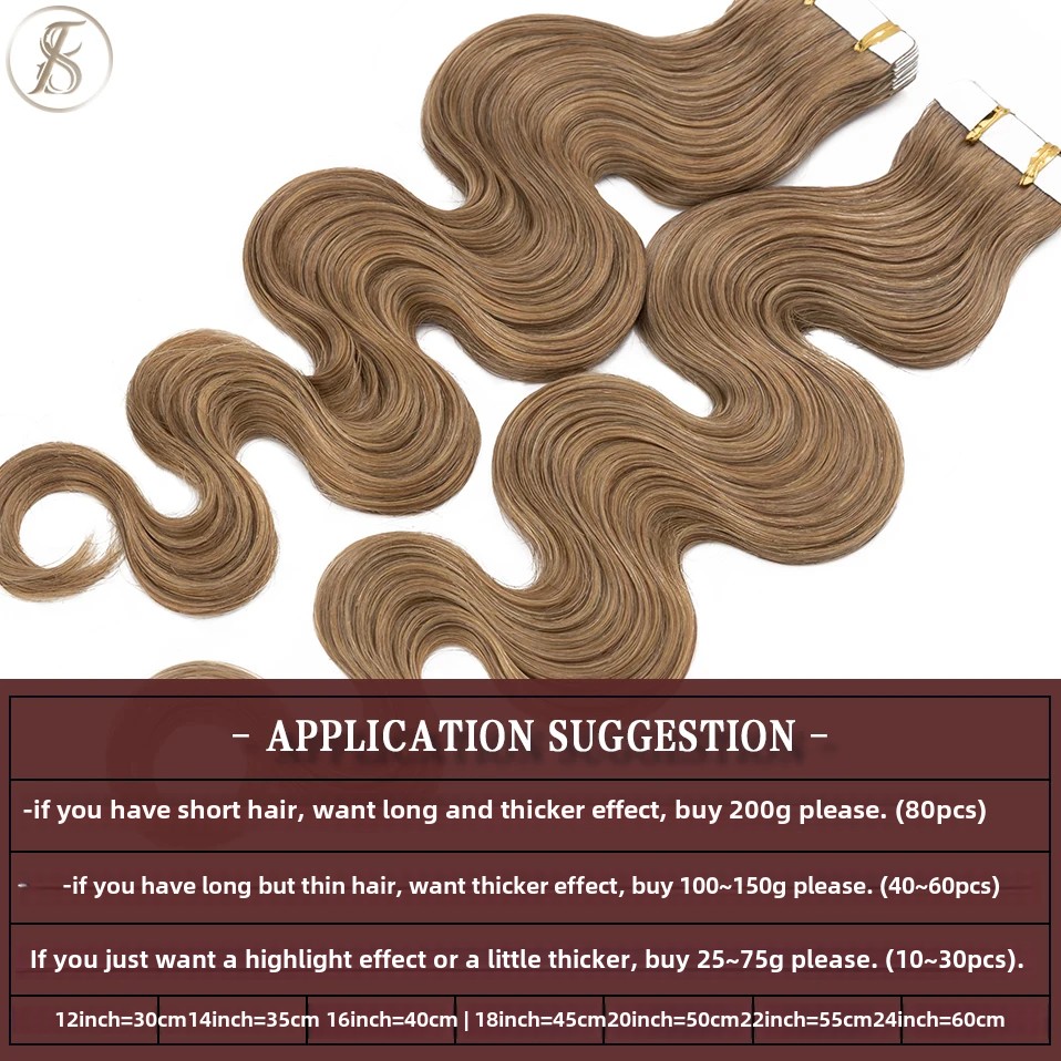 TESS-Extensions de Cheveux Hum - Invisible Tape In Extensions Real Hair avis et prix
