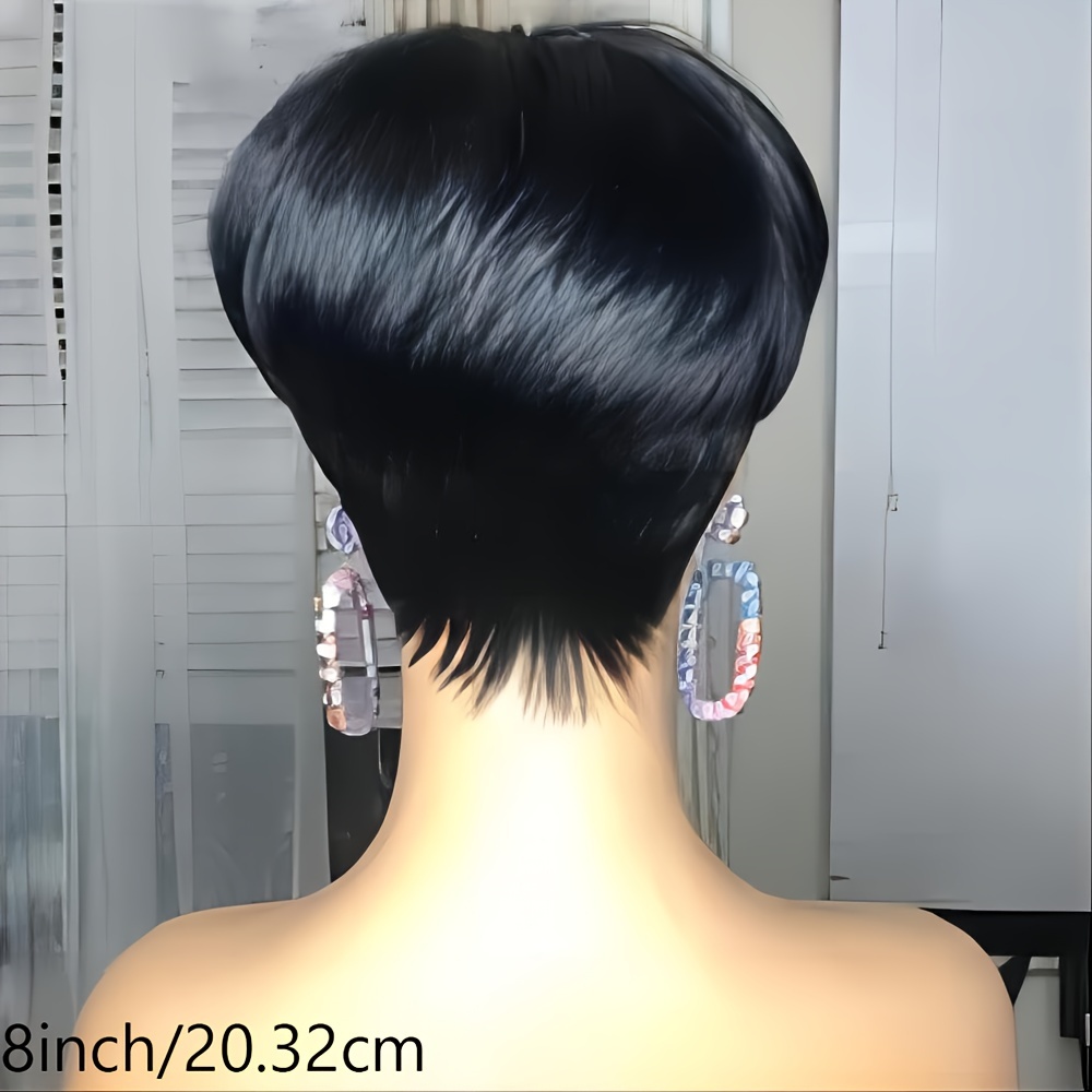 Perruque courte Pixie cheveux  - Short Pixie Cut Wig Human Hair Cheap avis et prix