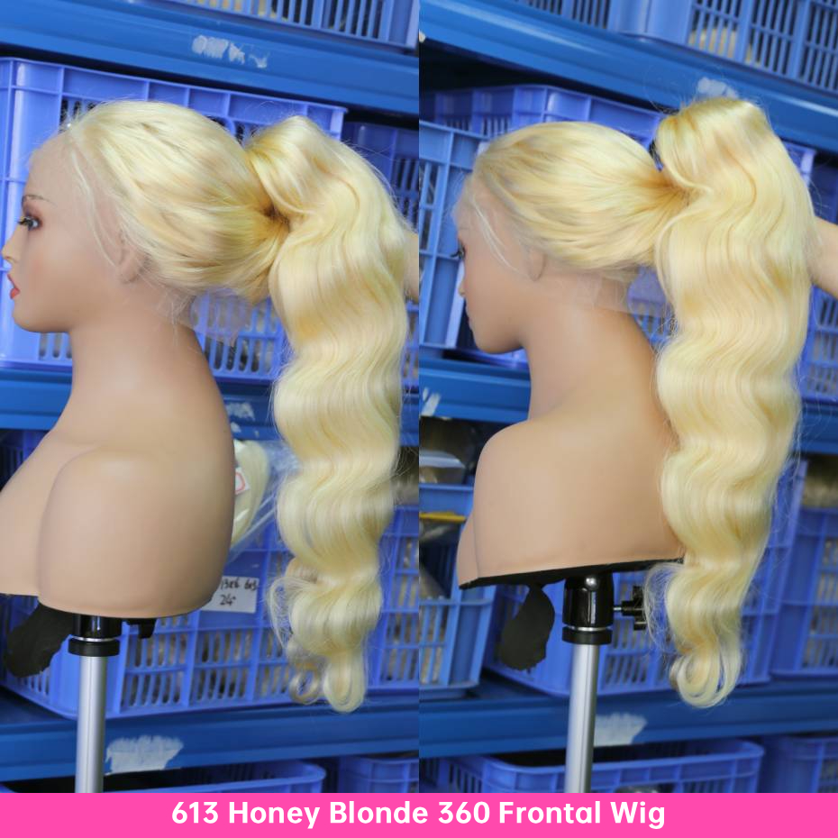 Perruque Lace Front 13x6 HD Bl - 613 Blonde Body Wave Lace Front Wig avis et prix