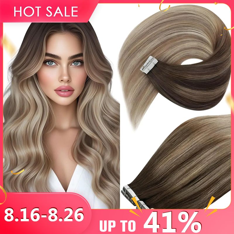 Extensions de cheveux adhésive - Invisible Tape In Extensions Real Hair avis et prix
