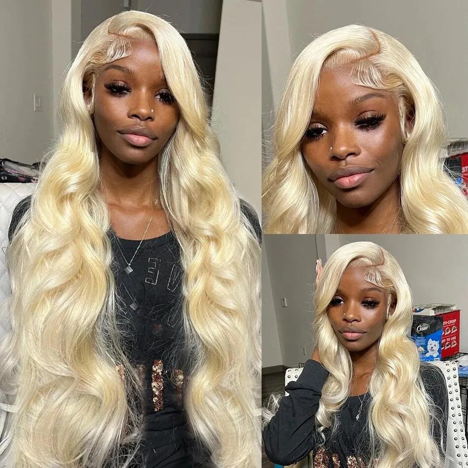 Perruque Lace Front HD Transpa - 613 Blonde Body Wave Lace Front Wig avis et prix