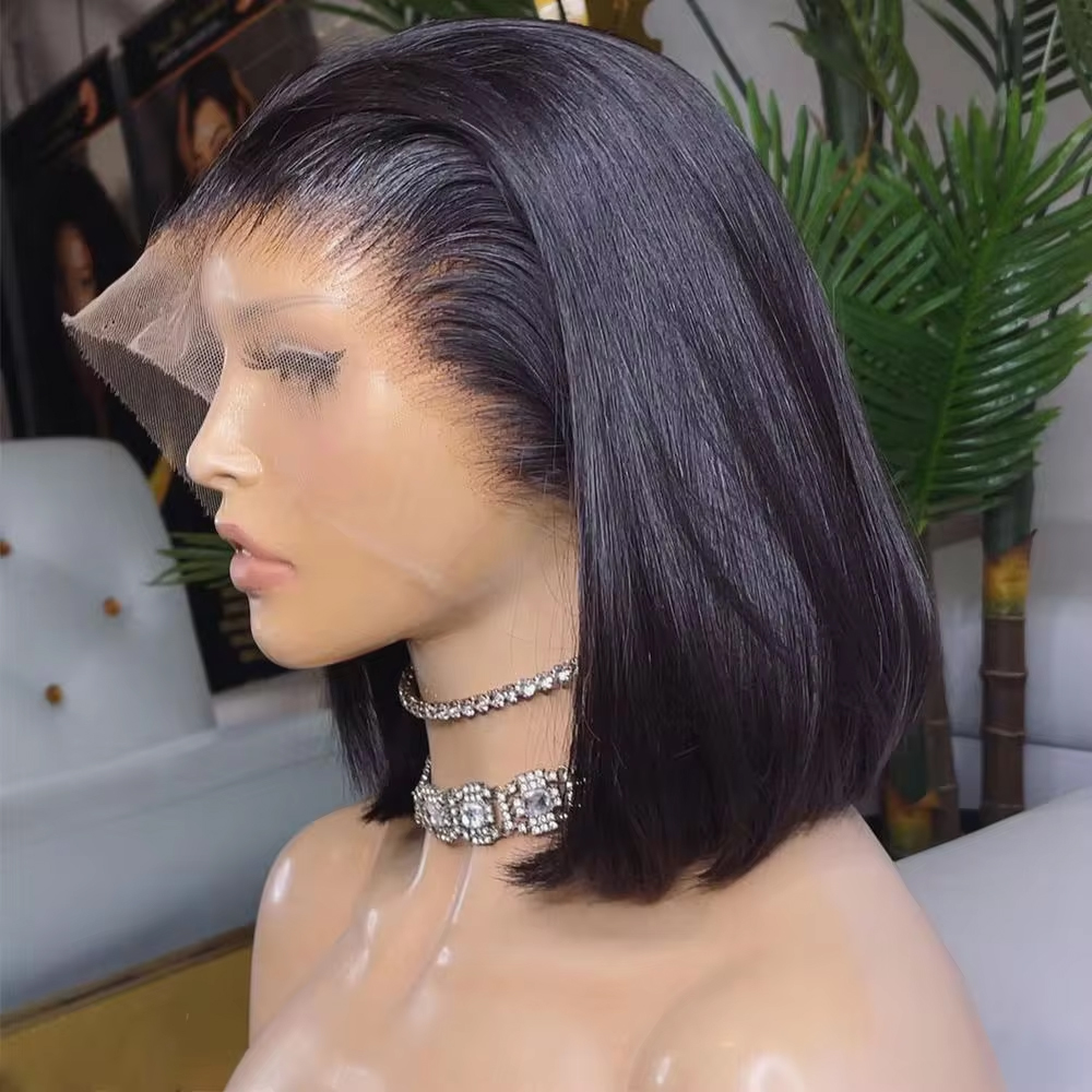 Perruque courte de type bob, e - Pre Parted 13X4 Lace Front Bob Wig avis et prix