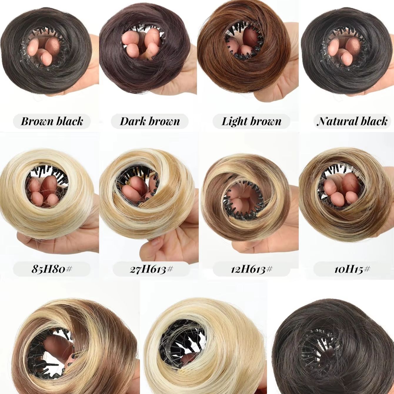 Pince à cheveux synthétique mi - Claw Clip Messy Bun Hair Piece avis et prix